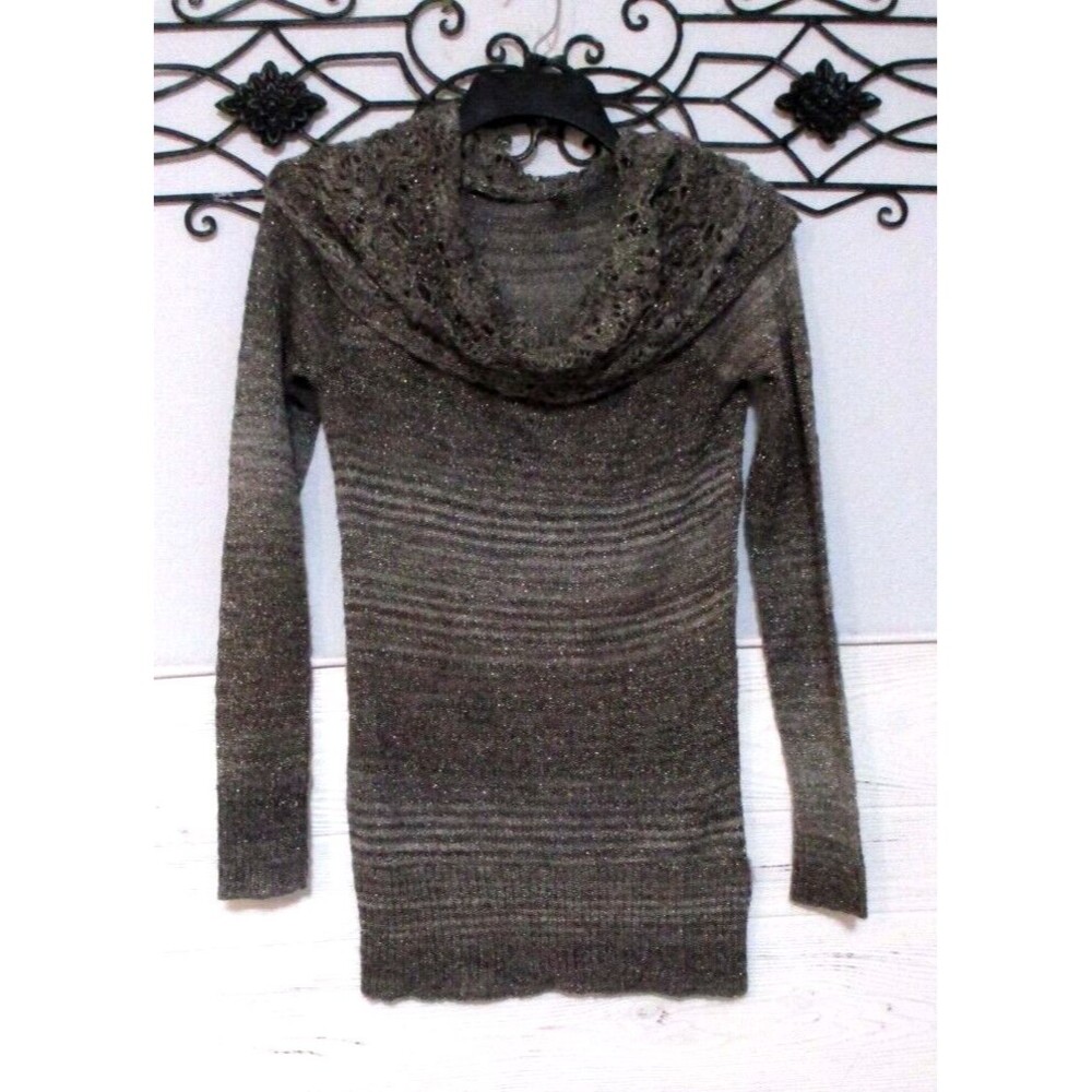 Maurices Sweater Knit Top Women's Size S Long Sleeve Multicolored Striped